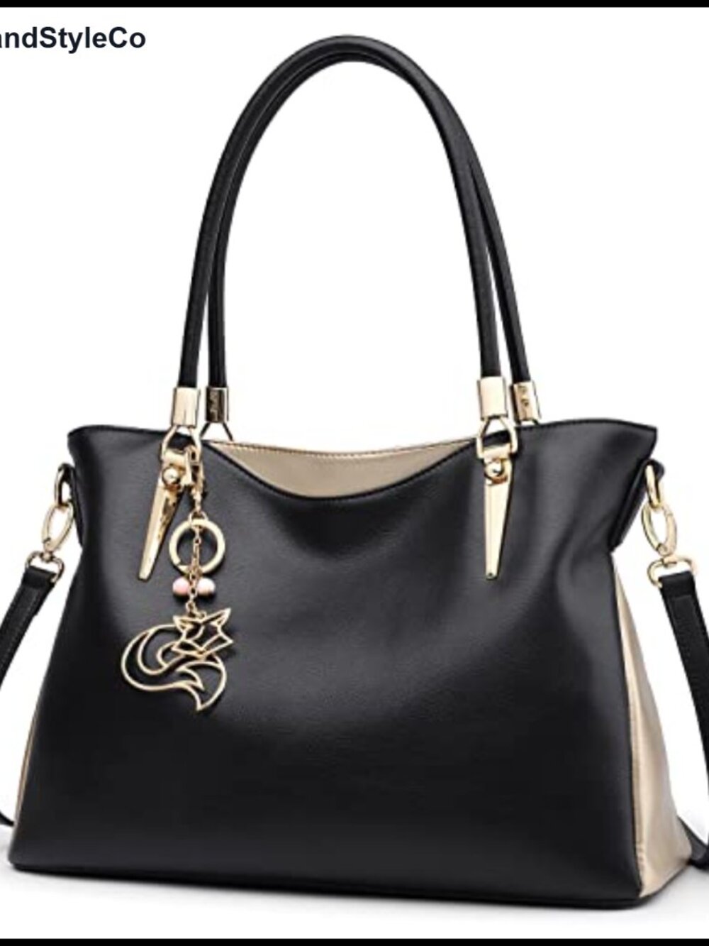 Leather Tote Bag for Women Medium Satchel Shoulder Handbag